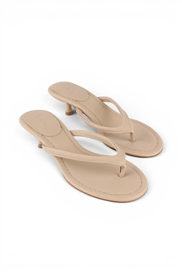 Solenze Flip-Flop Heeled Slippers