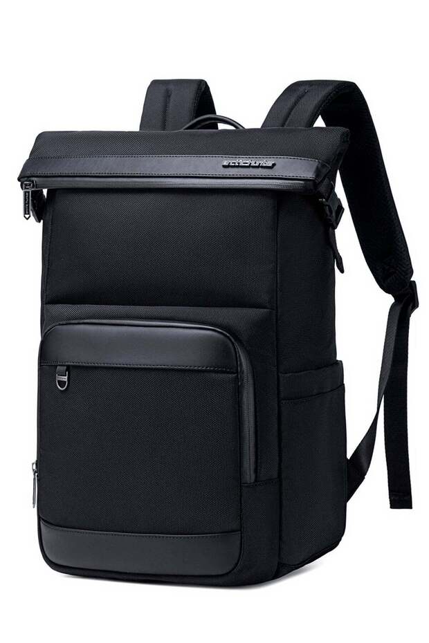 Unisex 15.6-inch Laptop Backpack 180° Open Shoulder Daypack for Office Business Travel College School, B00684 , Black