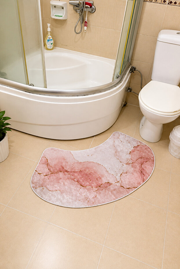 Non-Slip Bath Mat 60X100 cm Machine Washable Shower Front Bath Rug