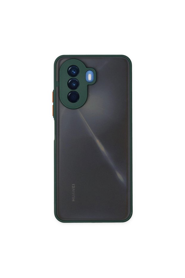 Huawei Nova Y70 Case Montreal Silicone Cover - Green