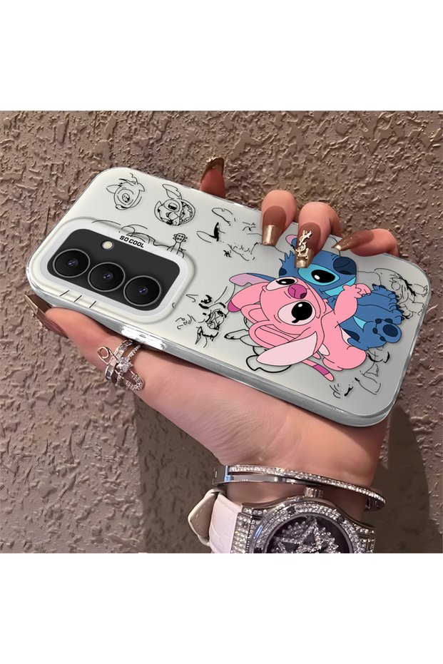 Samsung Galaxy S25 Fe Compatible High-Quality Cartoon Printed Case, Stylish Versatile Full Coverage.