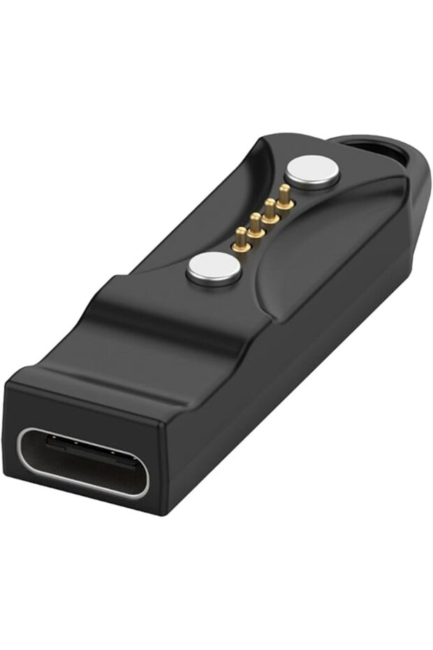 محول شحن USB ذكي بـ 4 دبابيس للساعات الذكية، موصل محول شحن متوافق مع Micro C