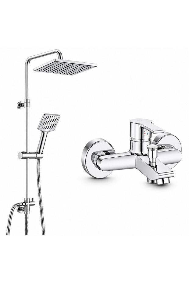 E.C.A Lite Bathroom Faucet + Dicle Sprinkler Shower Column | 5 Years Warranty