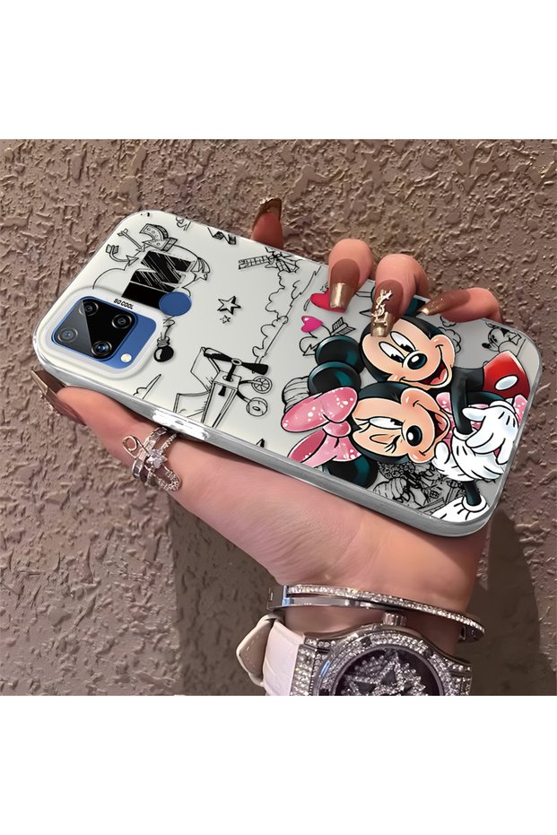 Realme C15/C25/C25S Compatible Comic Cartoon Figure Case, Long Lasting High Quality Silicone Case