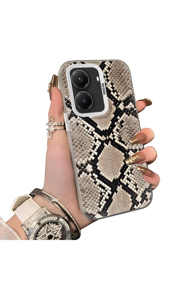 Xiaomi Poco X7 Pro Compatible Hard Acrylic Back Silicone Edge Lens Protection Case