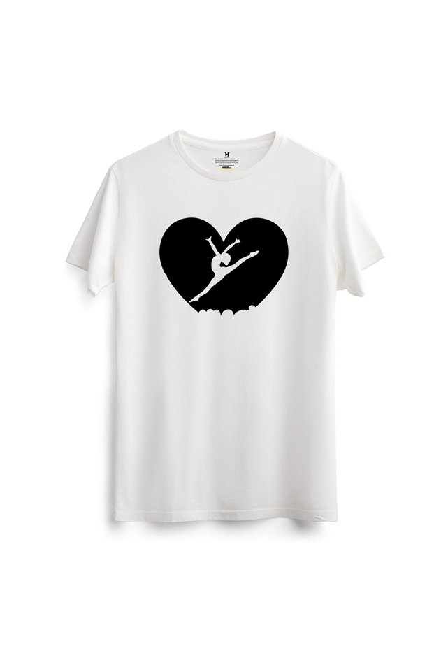 Unisex Gymnastics Printed Cotton T-Shirt Gymnastics Gymnastics