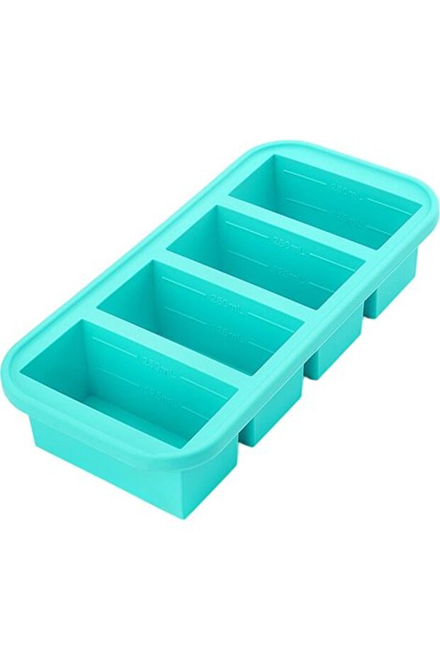 2-Pack Silicone Soup & Broth Freezer Molds with Lids, Easy Portion Food Prep Freeze Trays