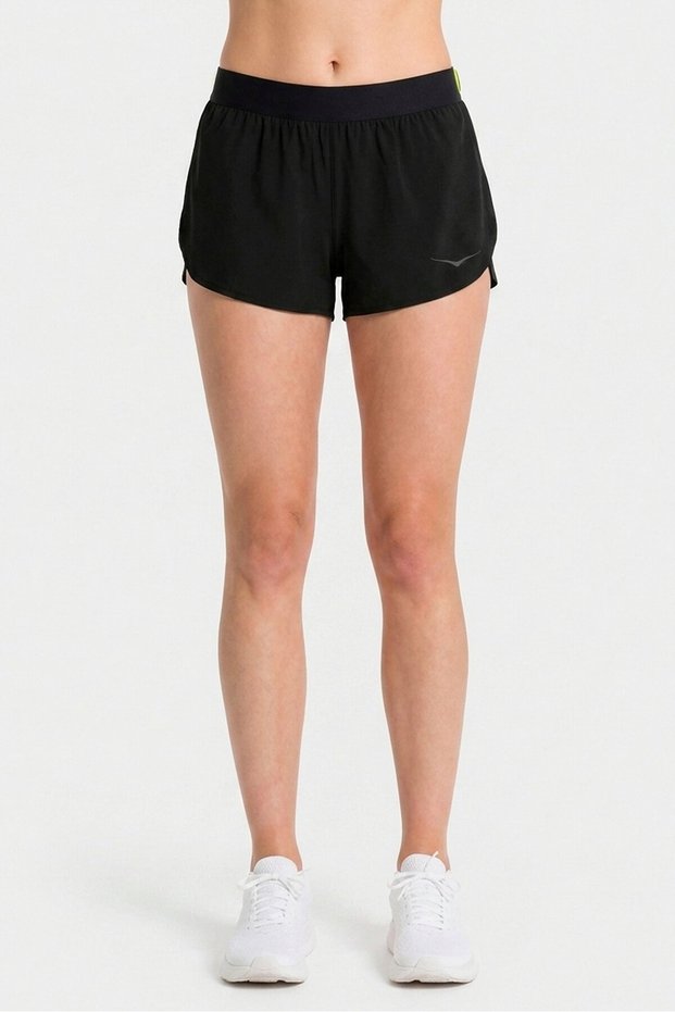 Women Sportswear Fit Running Shorts, Black