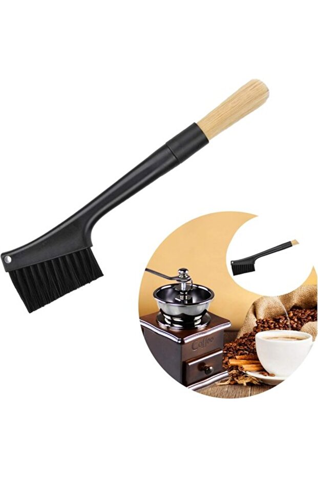 Coffee Grinder Cleaning Brush with Two Heads, Dusting Espresso Brush Accessories for Bean Grain Coffee Tool Barista Home Kitchen.
