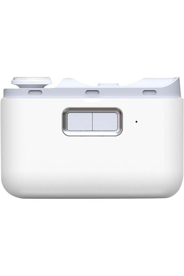 Automatic Electric Toenail Clipper with 2 Speed Settings and LED Light (White)