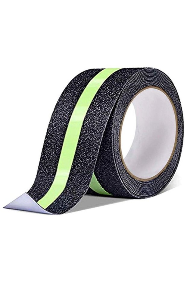 5M X 5cm Green Fluorescent Anti-Slip Tape - Self-Adhesive Safety Tape - Glow in the Dark Tape for Indoor and Outdoor Use (1 Roll)