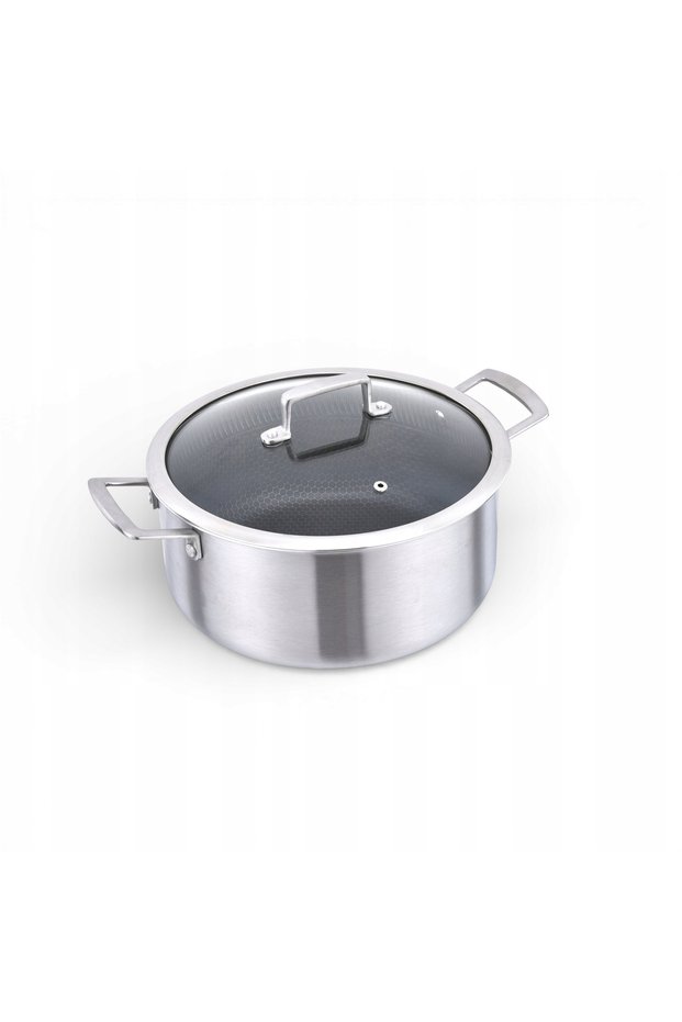 Borcan de miere din oțel inoxidabil, 26 cm, solid