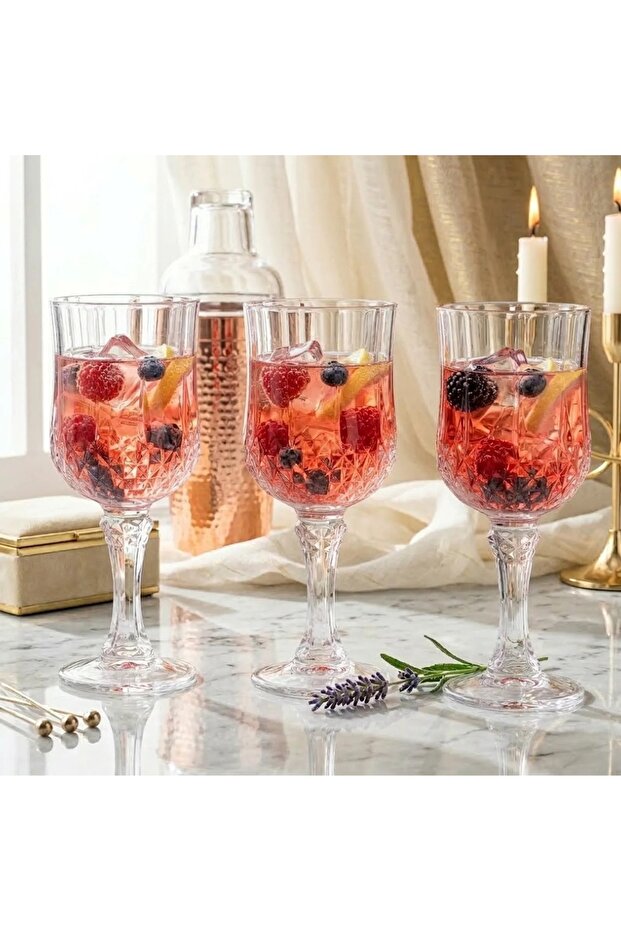 Glass Tea Coffee Cup 6 Pcs