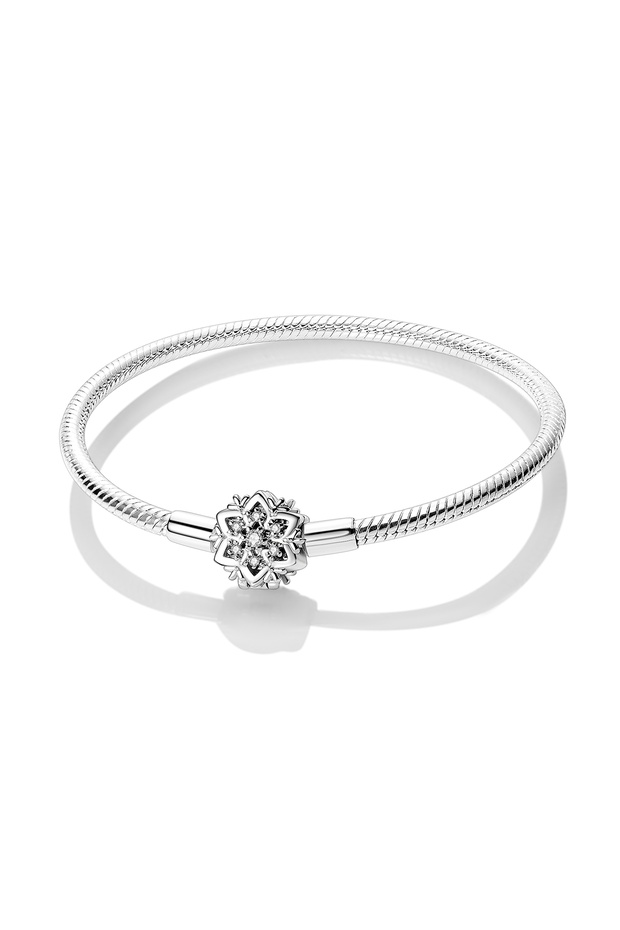 17cm KTB009 925 Sterling Silver Original Snake Chain Heart Clasp Bead Safety Chain Bracelets Fit Cha