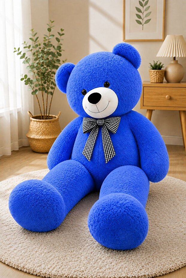 160 cm Premium Plush Bear with Bow Tie – 100% Domestic Production Gift Teddy Bear