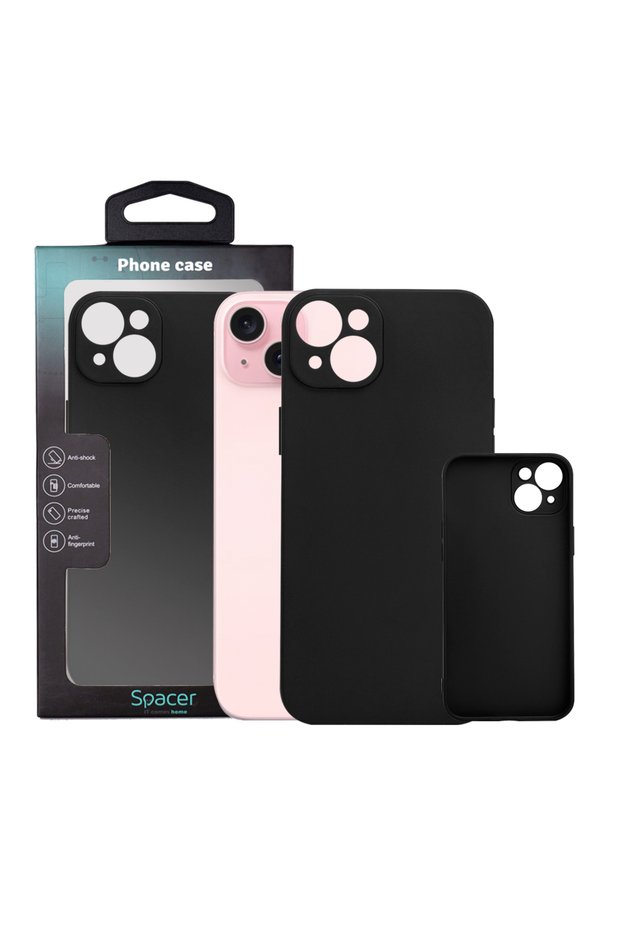 Husă iPhone 15 Plus TPU negru