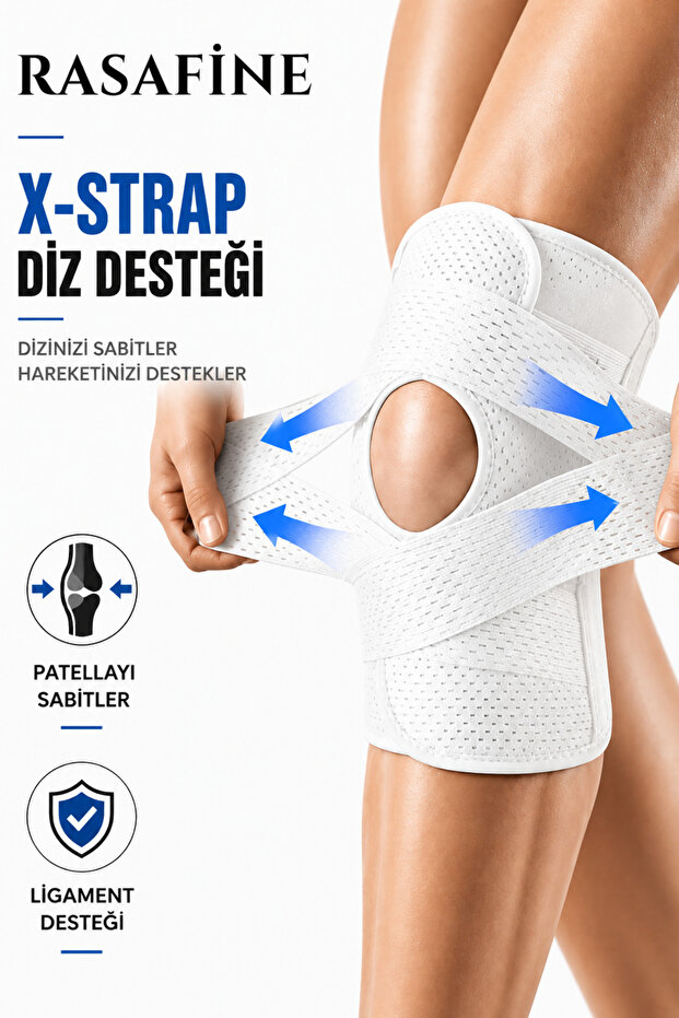 Patella and Meniscus Supported Knee Brace Adjustable Side Stabilizers Knee Support