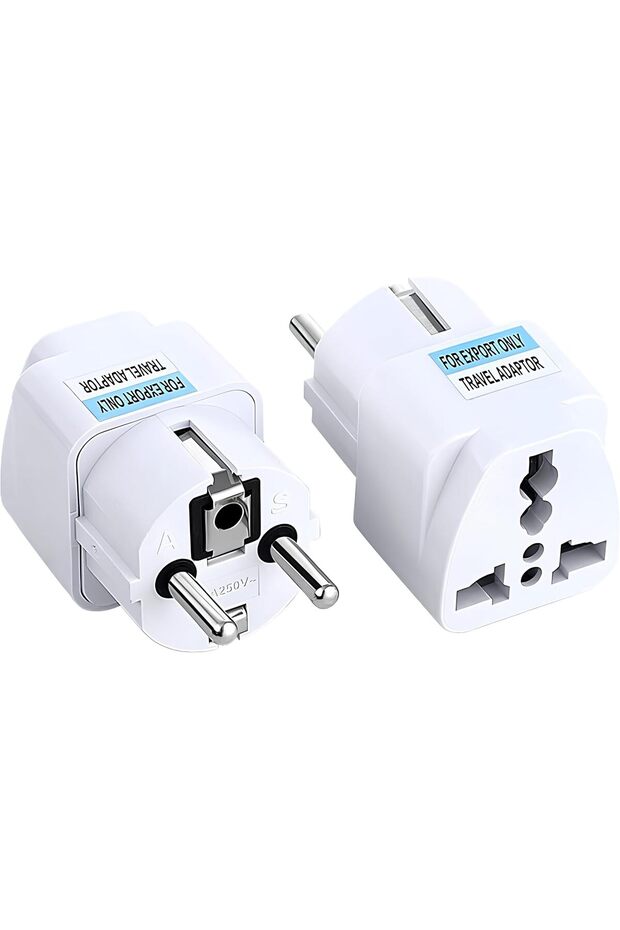 URBANNX [2 Piece] Plug Converter, Travel Adapter, Universal Socket Travel Adaptor E/F, Adaptor
