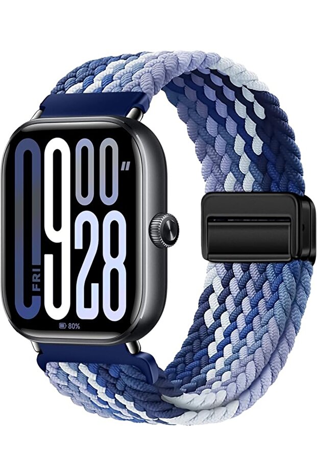 Compatible with Redmi Watch 5 Strap, Elastic Adjustable Braided Replacement Belt for Watch 4 Strap,