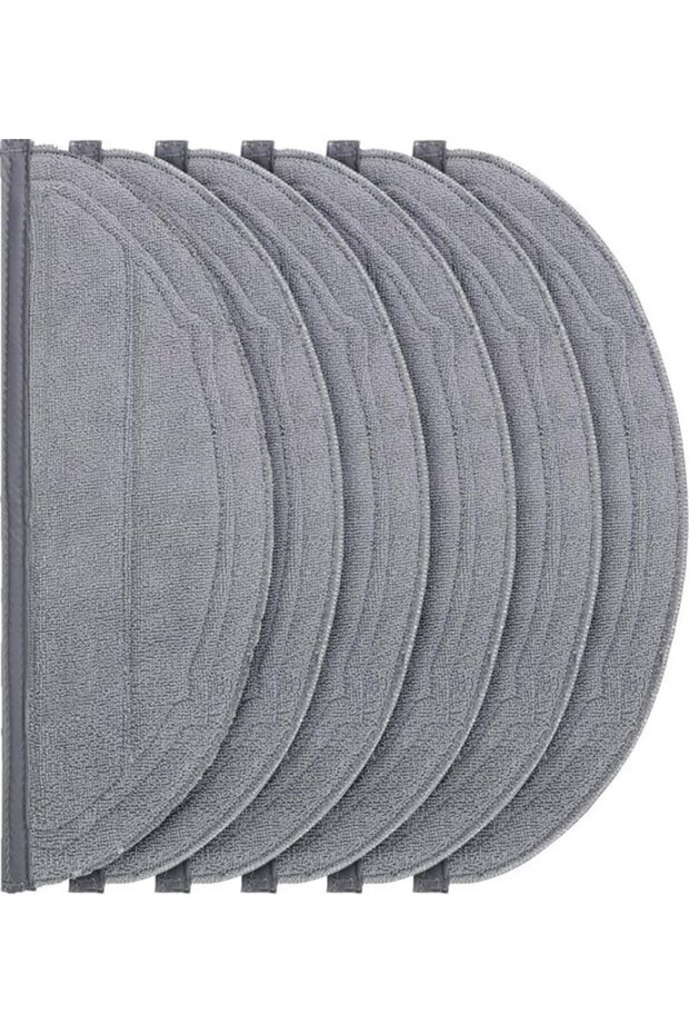 Compatible with 6 replacement cleaning cloths, suitable for Roborock Q10 S5/S5+
