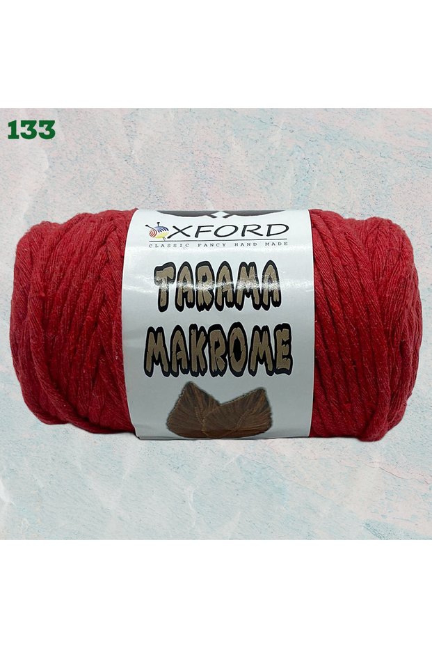Tarama Macrame 5 mm - 133 Flag Red