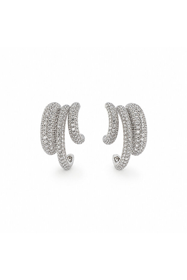 Imported Special Series Silver Auris Earrings