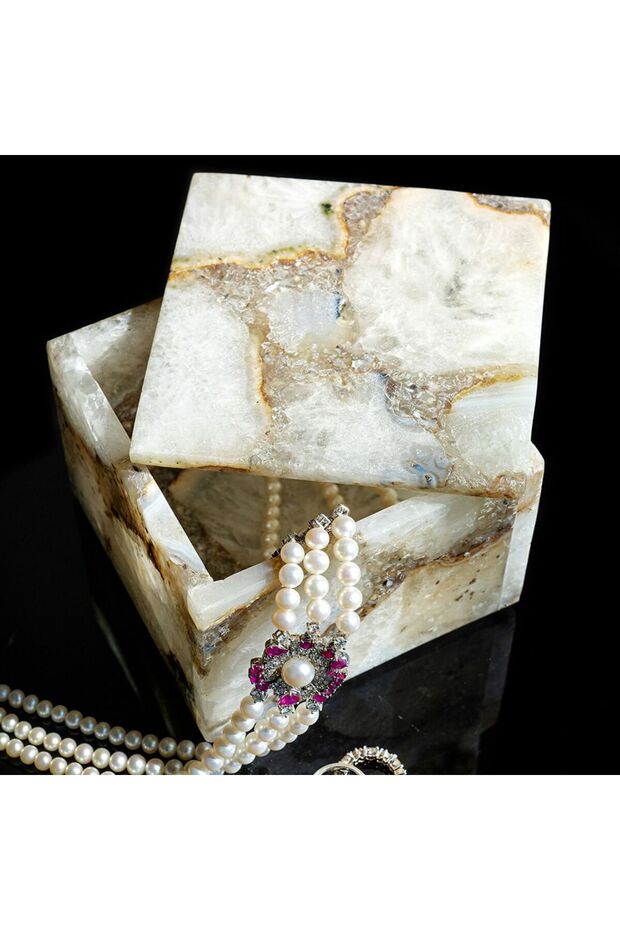 Tresor Agate Box Natural