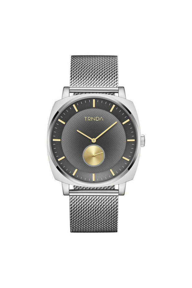 Men's Silver Stainless Steel Watch, Gradient Dial | Trn45mm