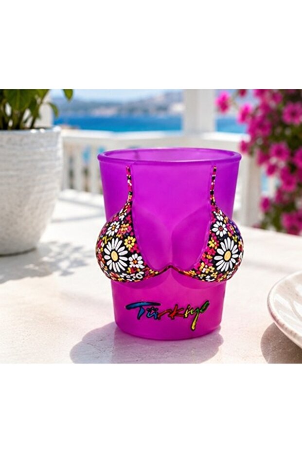 Floral Patterned Design Glass Shot Glass – with Original Design and Exquisite Details