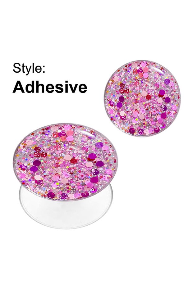 G Glitter Phone Grip Socket Foldable Phone Holder Ring Holder With Adhesive for Iphone 17 16 15 14 1