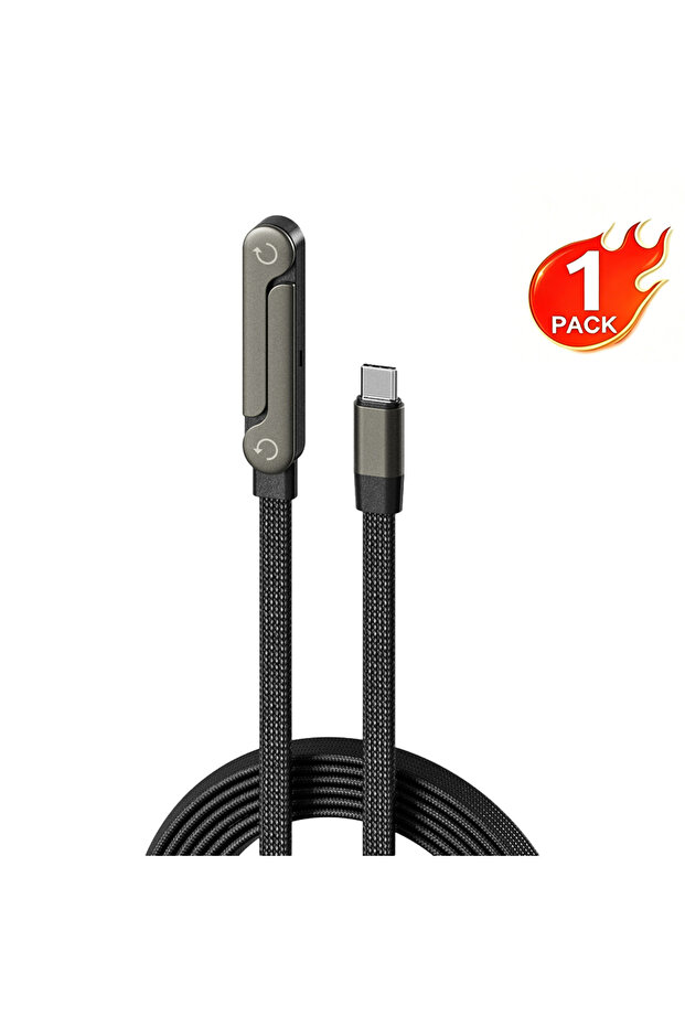 1.5M 1Pcs NNBILI 1/2PCS 240W USBC to USBC Fast Charging Foldable Bracket Data Cable Type C Desktop H