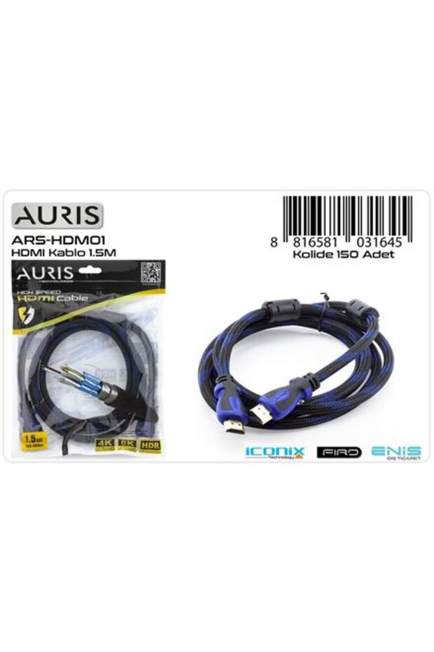 Auris hdm01 hdmi cable 1.5m
