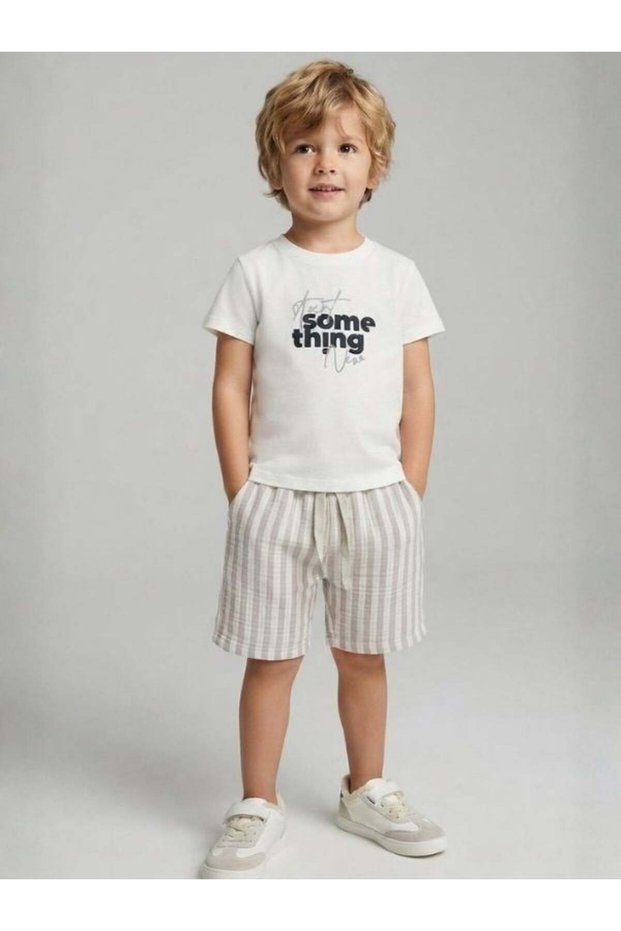 Boy's Muslin Shorts Set