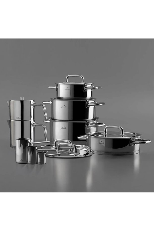 Metalix 14 Piece Steel Dowry Set (Metalix Steel Cookware Set-Metalix Teapot-3-Piece Coffee Pot)