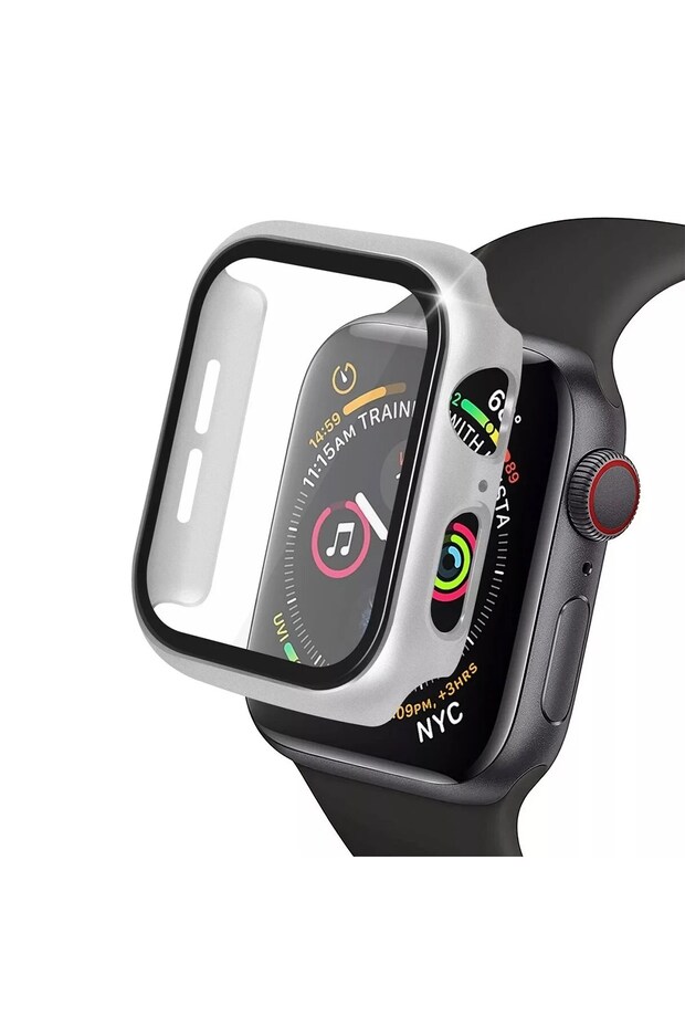 Dgc Avm ®   Watch 40mm Glass Case Screen Protector - Silver