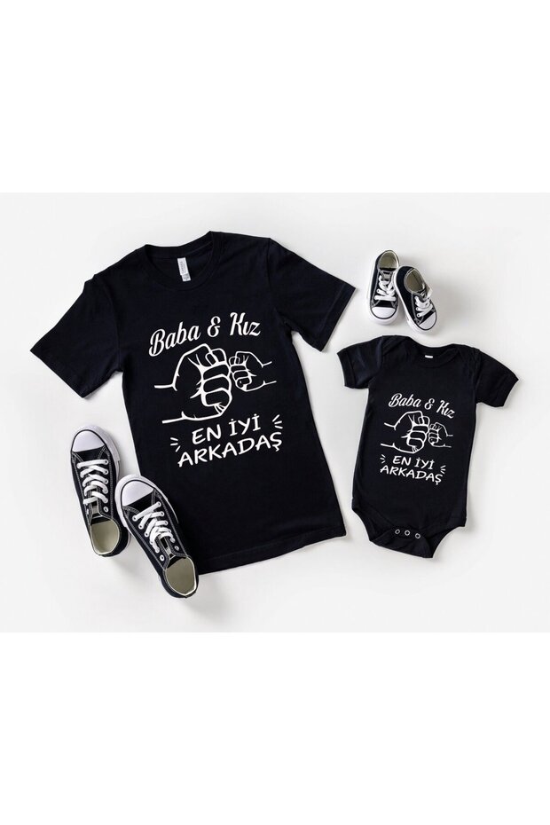 Dad Girl Best Friend Bodysuit (Single Product Price, Add 2 Pieces to the Cart to Make a Combination)