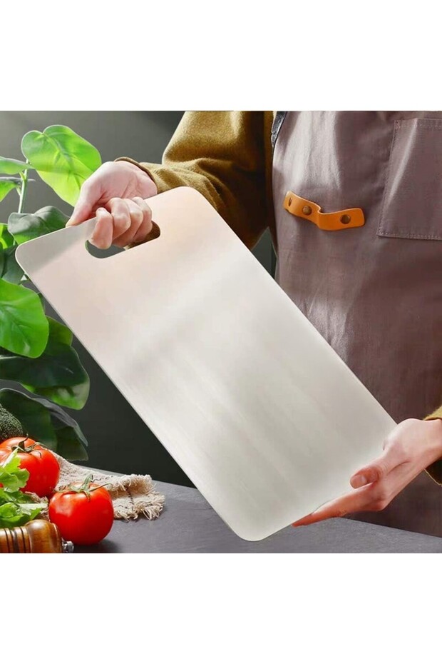 لوح تقطيع من الاستانلس استيل 304 مقاس40×30سم
