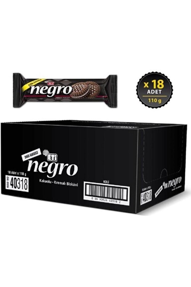 Negro 10gr X 18 Adet