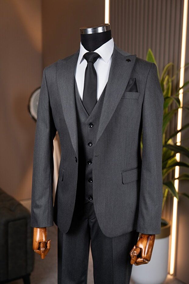 Vest Suit Gray