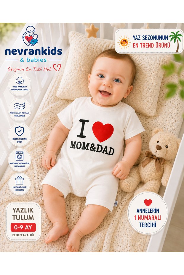 Newborn Girl Boy Cotton Uni Soft Short Sleeve Summer Romper