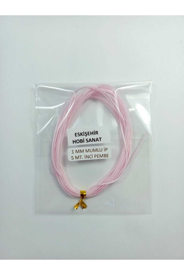 5 Meters 1 Mm Waxed Rope Pearl Pink Color Saddler Leather Sewing Necklace Jewelry Design Macrame Bracelet Rope