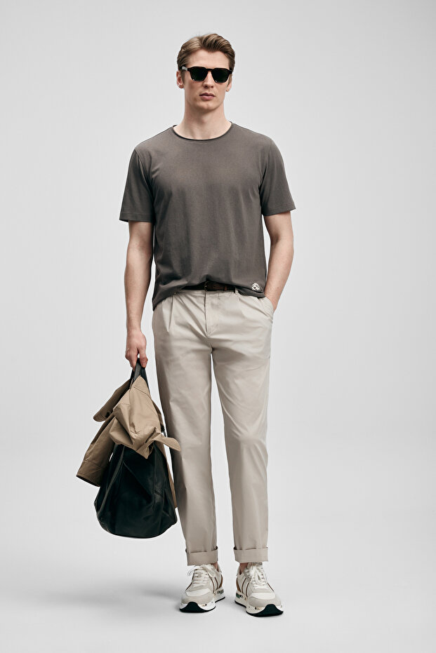 Junya Men's Basic T-Shirt Mink - 1