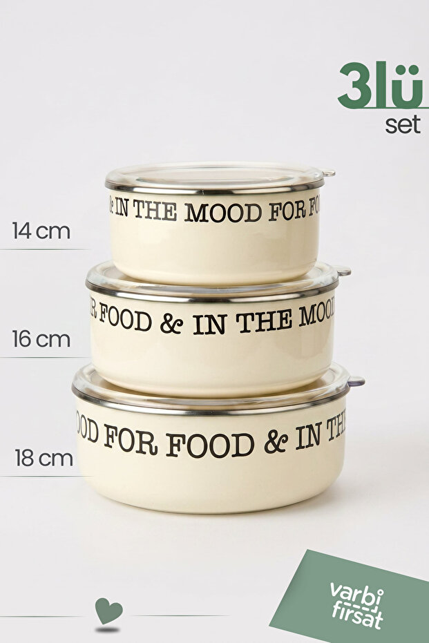 Set of 3 Enameled Storage Containers | Tea Coffee Sugar and Food Storage Container