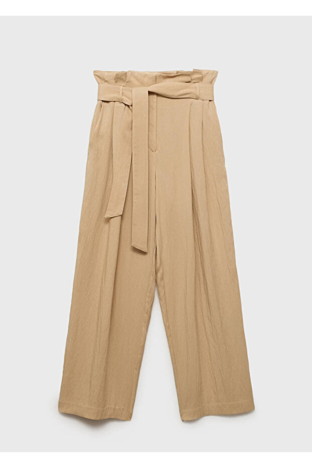 Lyocell Paperbag Pants - 3