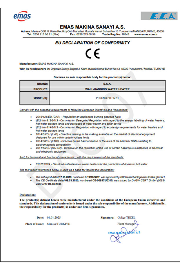 Phoenıx Ph Hm 11 Lt Şofben (BACA DAHİL) - 5