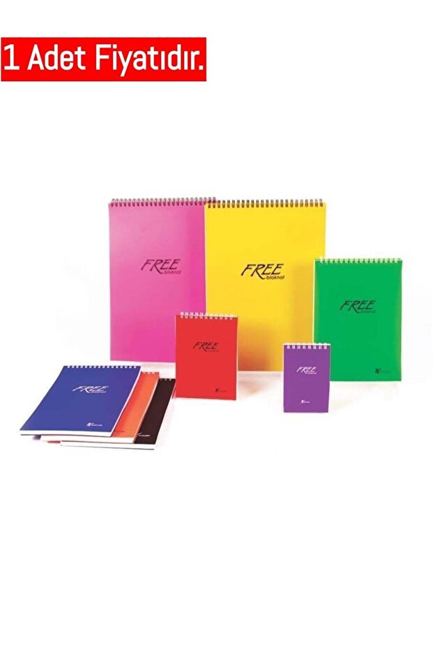 Memo Pad A-4 100 Sheets Spiraled Striped Free Office145001-99
