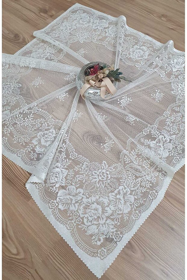 غطاء فيسكوس محبوك بنمط زهرة اللبلاب