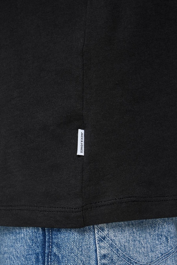 JJEORGANIC BASIC TEE SS O-NECK NOOS Black - 6