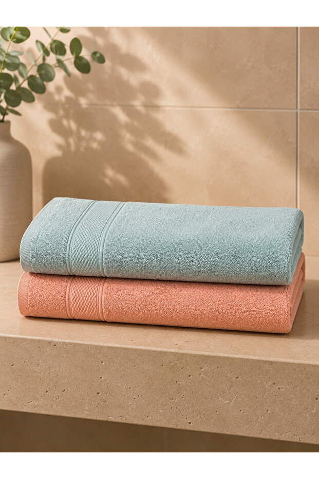2 Pieces of 40X70 Towels for Hand and Face Bath