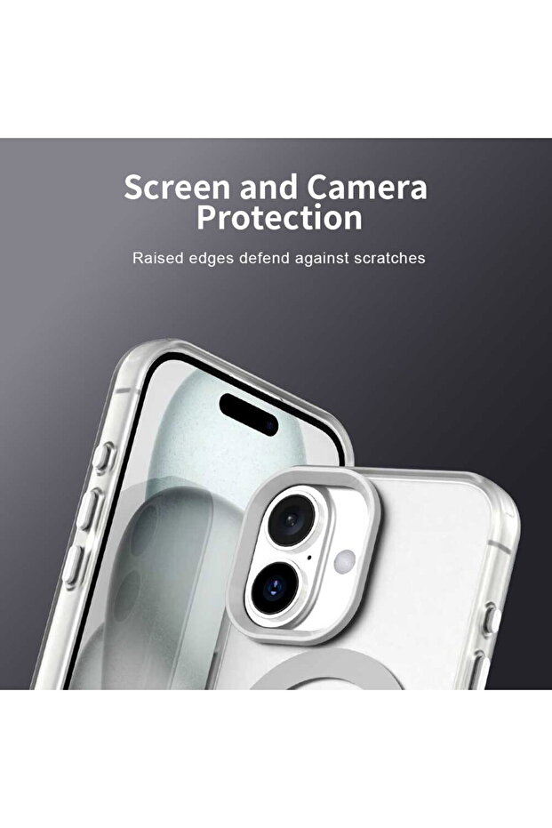 Husă pentru iPhone 16 Plus - CandyCase MagSafe - Albă - 6